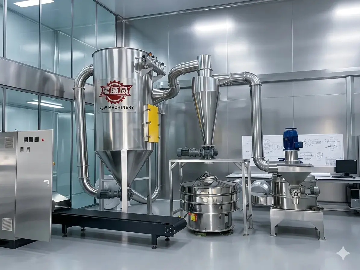 تساعد شركة Xingshengwei Machinery شركات الأدوية الأوروبية المعروفة على مضاعفة قدرتها الإنتاجية للطحن متناهية الصغر